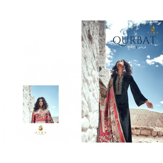 AIQA KURTI BY QURBAT