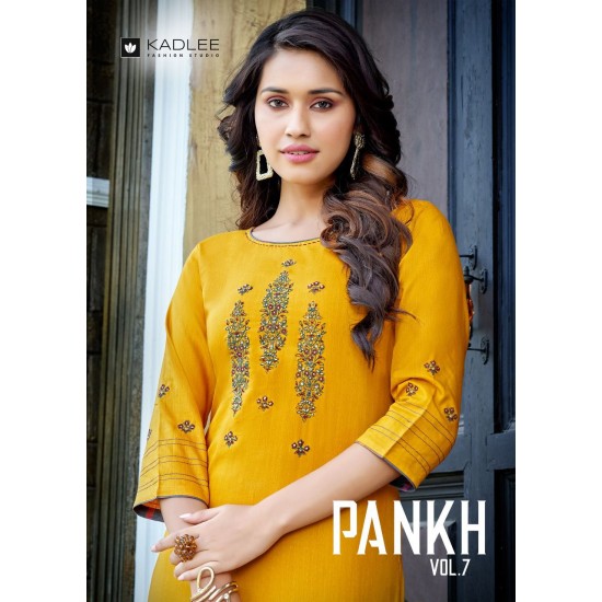 KADLEE KURTI Pankh Vol 7Nx