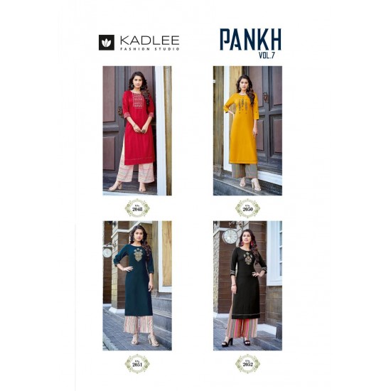 KADLEE KURTI Pankh Vol 7Nx