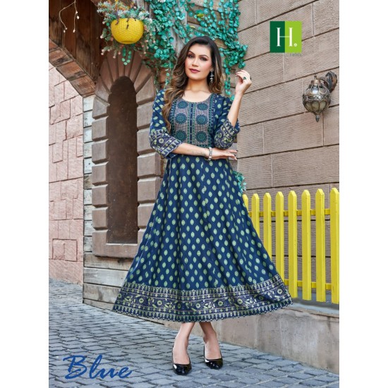 HIRWA KURTI SAMANTHA (vol.4)