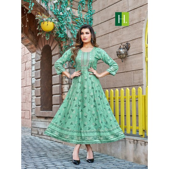 HIRWA KURTI SAMANTHA (vol.4)