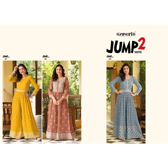 ZAVERI KURTI JUMPSUIT VOL-2