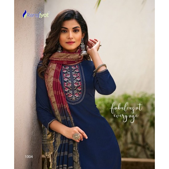 Rangjyot kurti Veena Vol-1