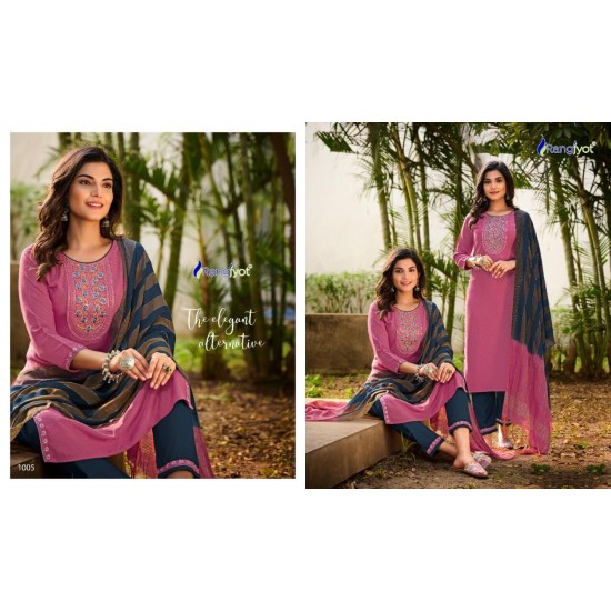 Rangjyot kurti Veena Vol-1