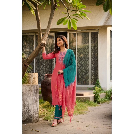 Rangjyot kurti Veena Vol-1