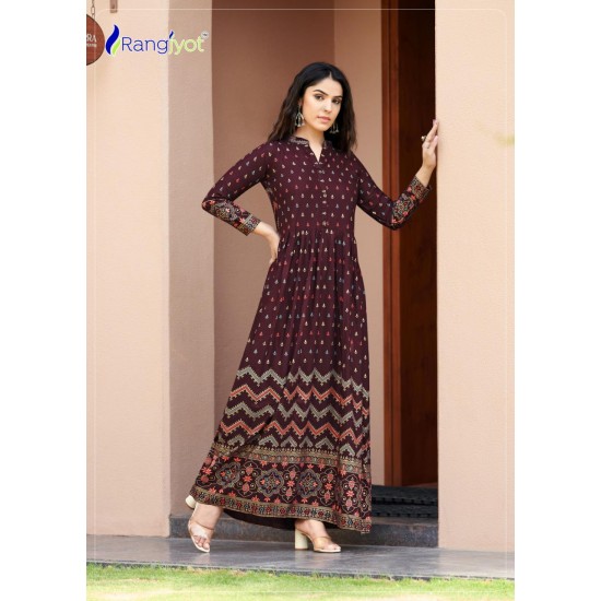 Rangjyot kurti Sehnaaz Vol-5