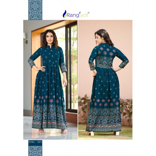 Rangjyot kurti Sehnaaz Vol-5