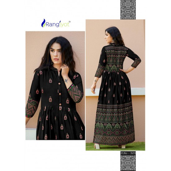 Rangjyot kurti Sehnaaz Vol-5