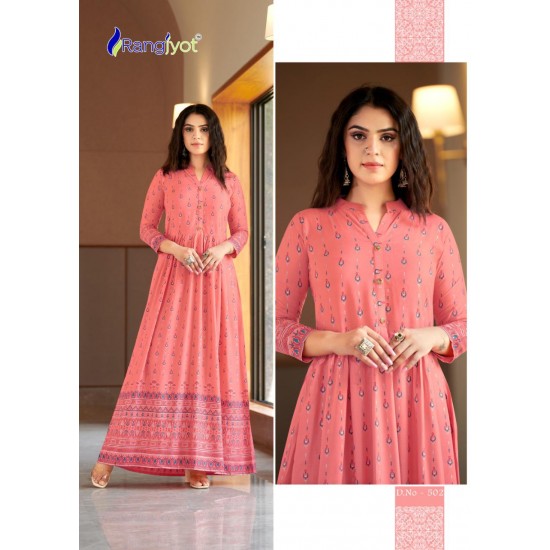 Rangjyot kurti Sehnaaz Vol-5