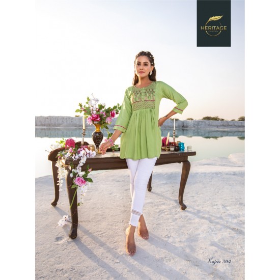 HERITAGE KURTI KAJREE VOL-3