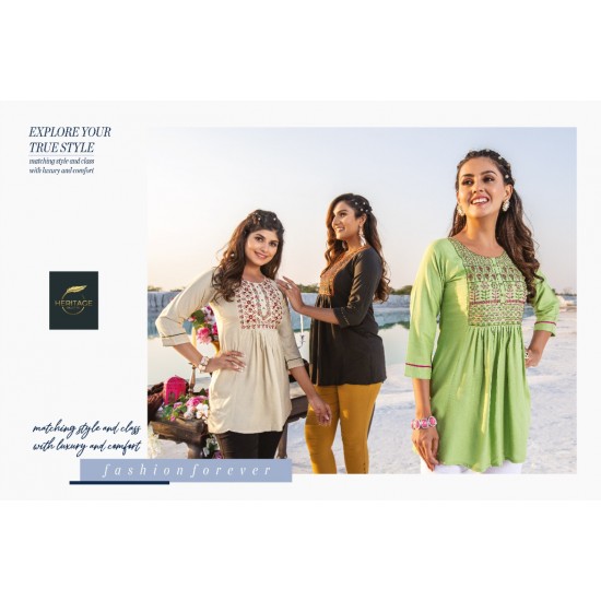 HERITAGE KURTI KAJREE VOL-3