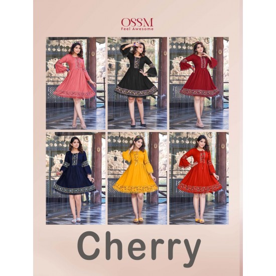 OSSM KURTI Cherry