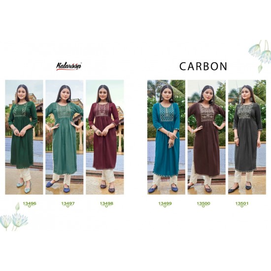 Kalaroop kurti Carbon