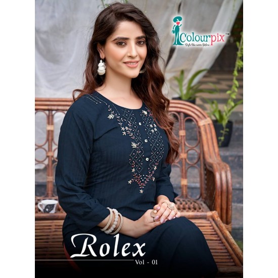 COLOURPIX KURTI Rolex  vol.1