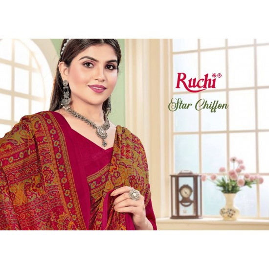 Ruchi Sarees STAR CHIFFON