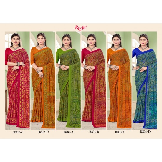 Ruchi Sarees STAR CHIFFON