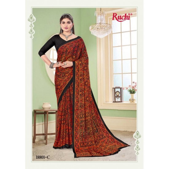 Ruchi Sarees STAR CHIFFON