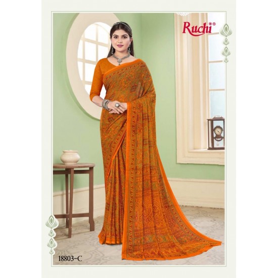 Ruchi Sarees STAR CHIFFON