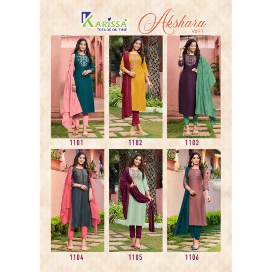 KARISSA KURTI AKSHARA vol-1