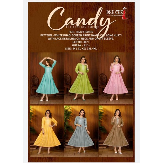 DEE CEE KURTI CANDY