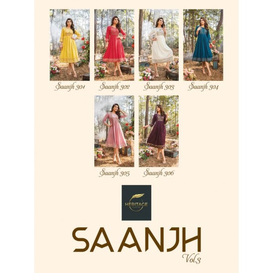 HERITAGE KURTI SAANJH VOL 3