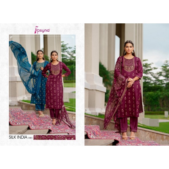 PSYNA KURTI SILK INDIA