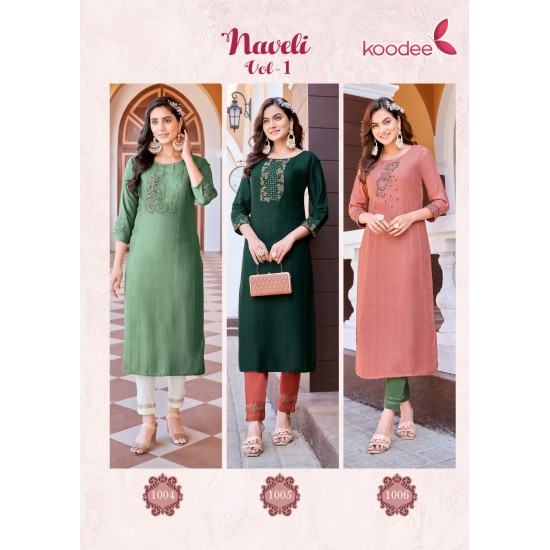 KOODEE KURTI Naveli vol 1