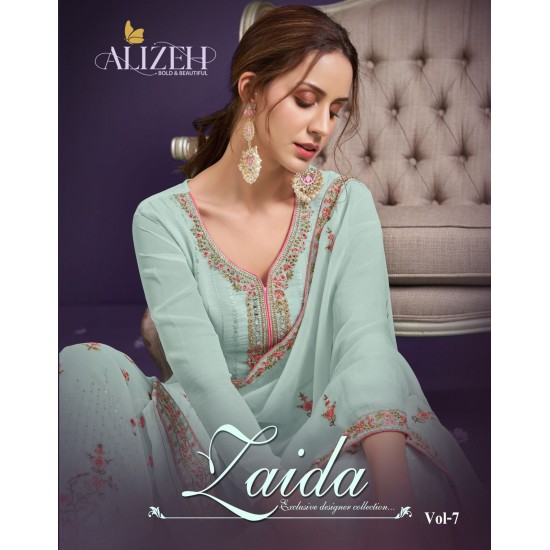 ALIZEH KURTI ZAIDA VOL 7 