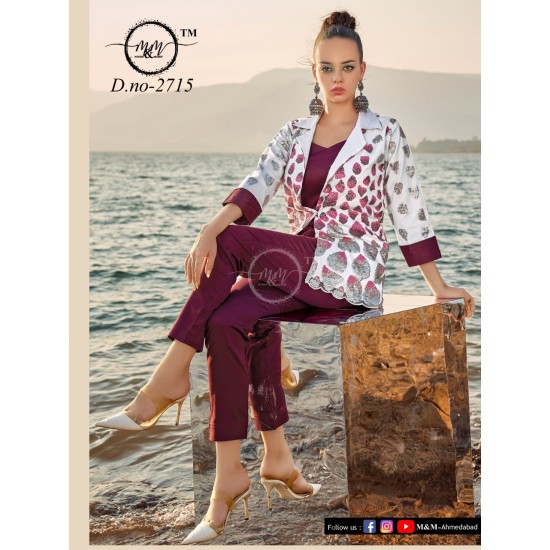 M&M KURTI DSGN NO 2715