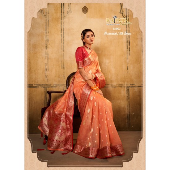  RAJPATH SAREE PETALS BANARASI SILK