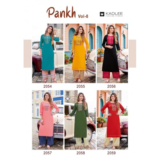 KADLEE KURTI Pankh Vol 8