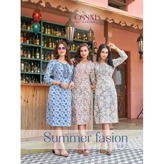 OSSM KURTI SUMMER FASHION Vol 02