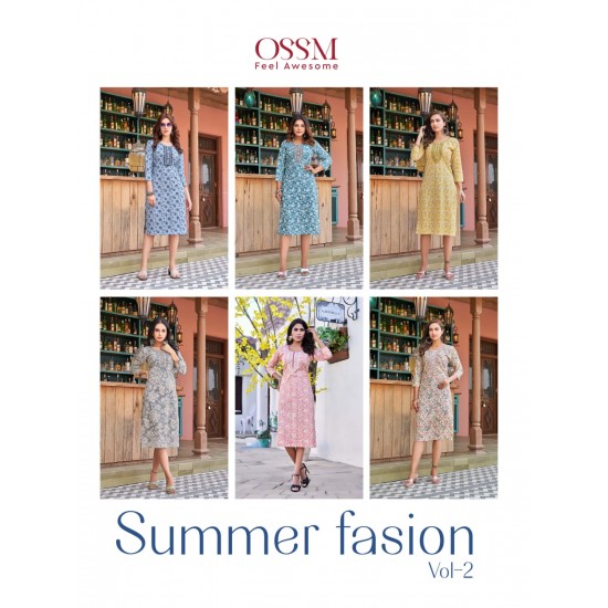 OSSM KURTI SUMMER FASHION Vol 02