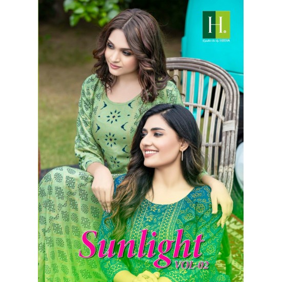 HIRWA KURTI SUNLIGHT VOL.2