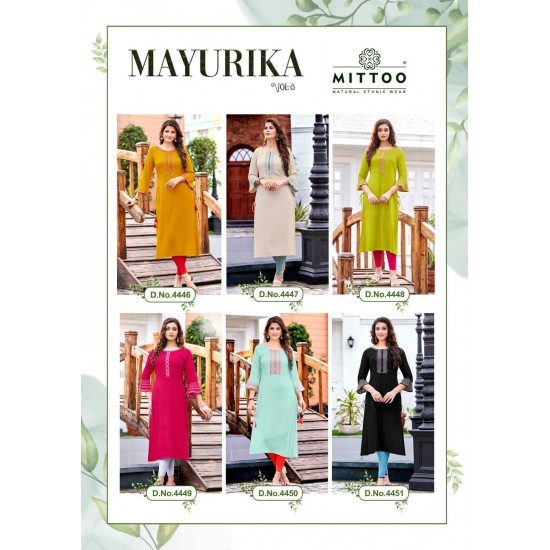 MITTOO KURTI Mayurika Vol 8