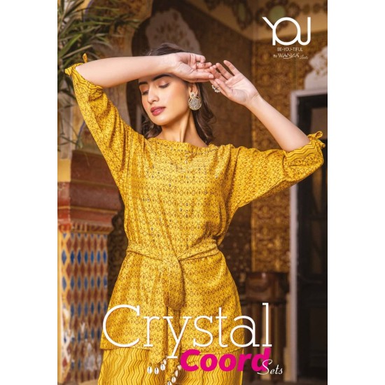 Wanna kurti Crystal Chord Set