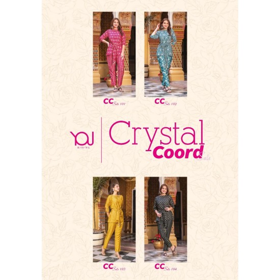 Wanna kurti Crystal Chord Set