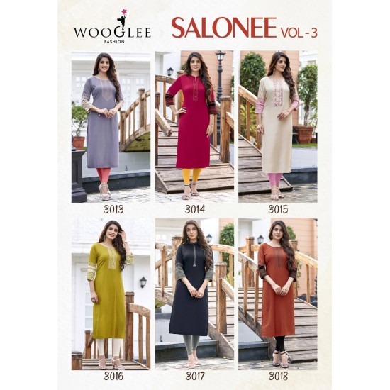 WOOGLEE KURTI SALONEE VOL 3