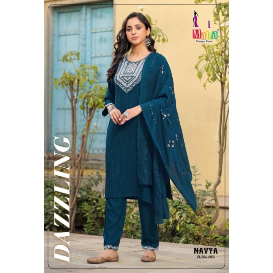 MAIRA KURTI NAVYA VOL 1