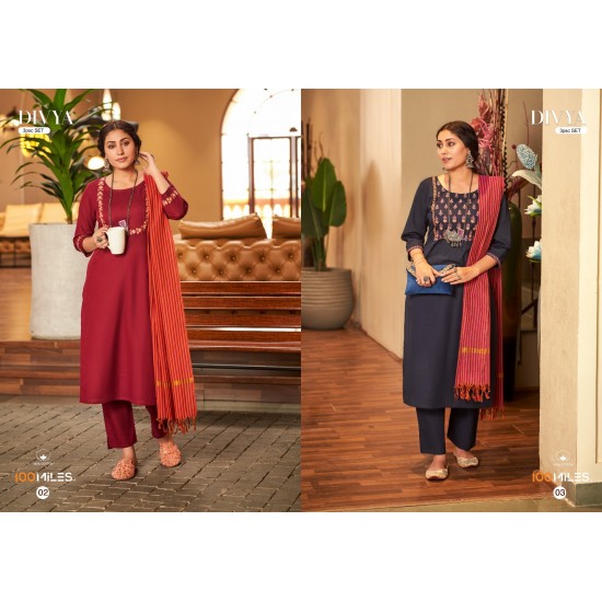 100MILES KURTI DIVYA