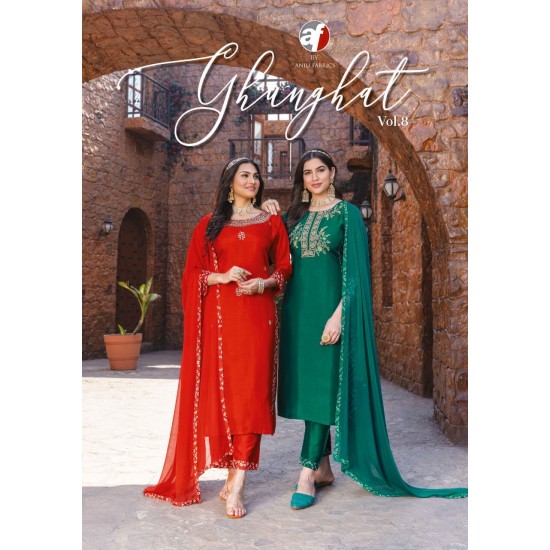 AF KURTI GHUNGHAT VOL 8 