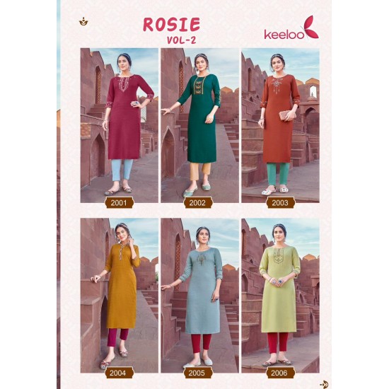 KEELOO  KURTI Rosie Vol 2 