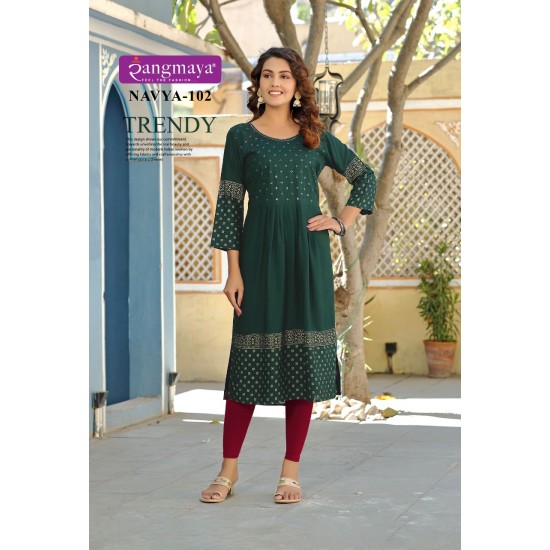 RANGMAYA KURTI NAVYA