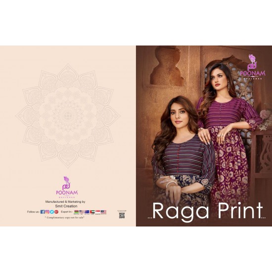 POONAM DESIGNER RAGA PRINT