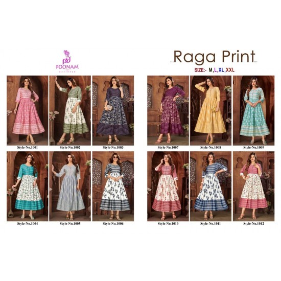 POONAM DESIGNER RAGA PRINT