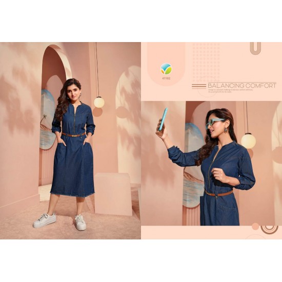 TUMBAA KURTI THE DENIM-3