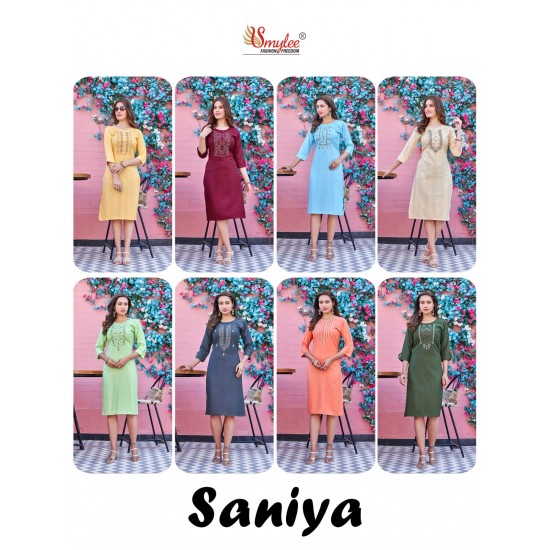 SMYLEE KURTI SANIYA