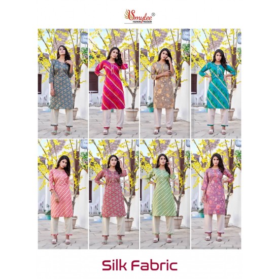 SMYLEE KURTI SILK