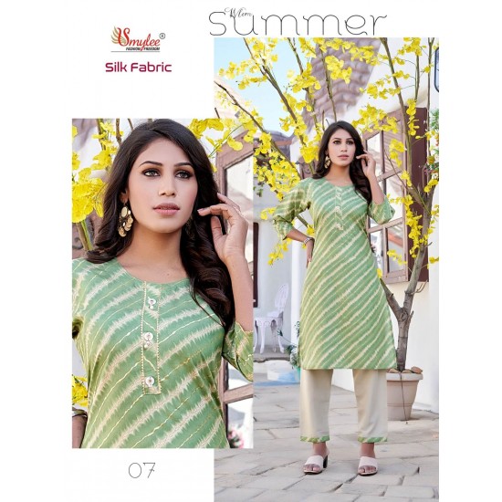 SMYLEE KURTI SILK