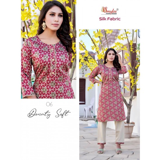 SMYLEE KURTI SILK